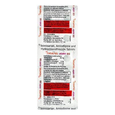 TIGATEL AMH 80 Tablet 10's - Hypertension-Ang