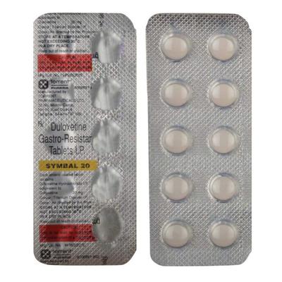 Symbal 20mg Tablet 10'S - Depression-Ant
