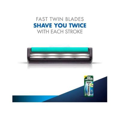 Gillette Vector Plus Manual Shaving Razor 1's - Razors & Cartridges