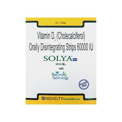 SOLYA D3 Sugar Free Oral Disintegrating Strips 1's - Supplements-Vam