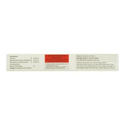 Oflo BM Ointment 5gm - Eye Infections-Eaa