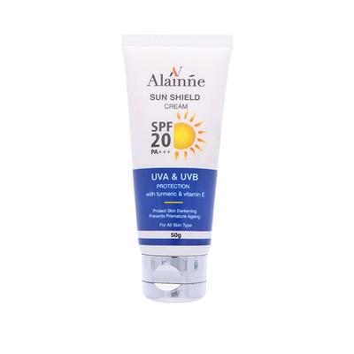 Alainne Sun Shield Cream Uva and Uvb Protection Spf20 50 gm - Face Sunscreen