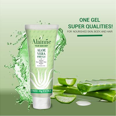 Alainne Aloe Vera Fbh Gel Jar Moisturizer 100 gm - Creams/Oils/Lotions
