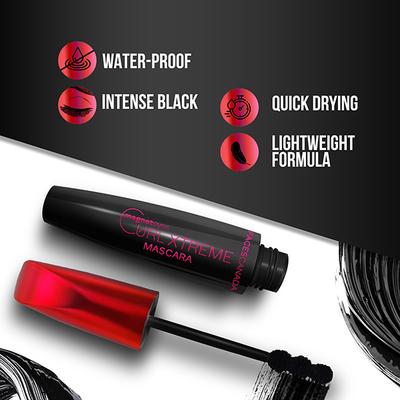 Faces Canada Magneteyes Curl Xtreme Mascara Waterproof upto 2X Curls Lashes - Jojoba oil with Vitamin E 8ml - Mascaras