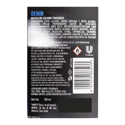 Axe Vitalizing Aftershave Lotion - Denim 100 ml - Aftershave Lotion