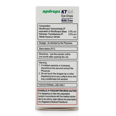 APDROPS KT 0.4 Eye Drops 5ml - Eye Infections-Eaa