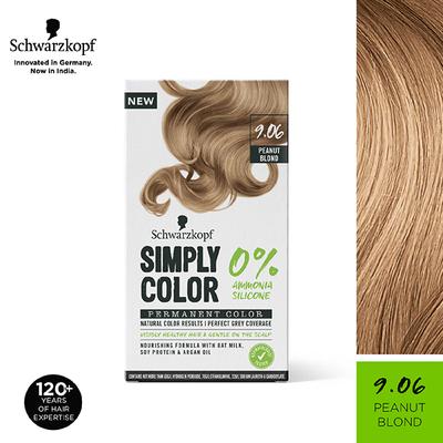 Schwarzkopf Simply Color Permanent Hair Colour 9.06 Peanut Blonde 142.5 ml - Crème