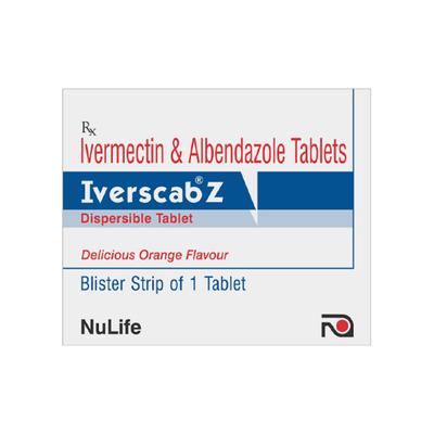 Iverscab Z Tablet 1'S - Parasitic Worms-Ant