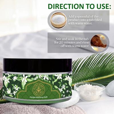 Luxuriate Parijat Bath Salt 150 gm - Bath Salts