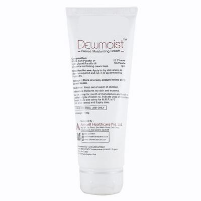 DEWMOIST Moiturizing Cream 100gm - Dry Skin-Emo
