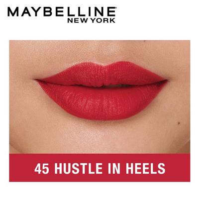 Maybelline New York Super Stay Ink Crayon Lipstick, 45 Hustle in Heels 1.2gm - Lipsticks
