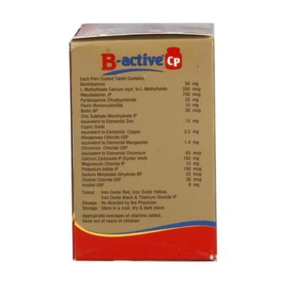 B Active CP Tablet 30'S - Supplements-Vam