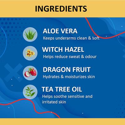 Cocomo Chic Deodorant For Girls With Tea Tree and Passion Fruit Natural and Safe Deodorant for Tweens and Teens 150 ml - Deodorants/Roll-Ons