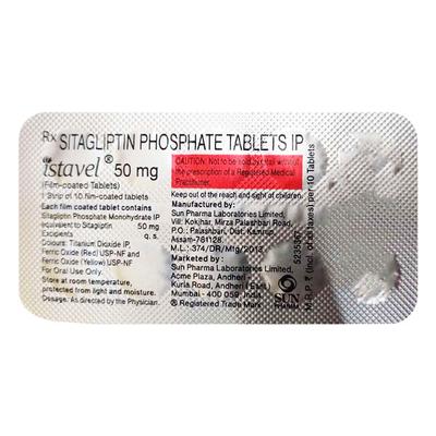 ISTAVEL 50mg Tablet 10's - Diabetes-Ant