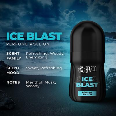 Beardo Ice Blast Perfume Roll On 50 ml - Men Deodorants/Roll-Ons