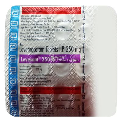 LEVESAM EAZY GLIDE 250 Tablet 15's - Epilepsy/Convulsion-Ant