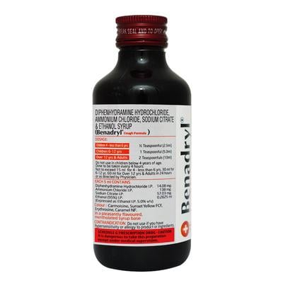 Benadryl Cough Formula Syrup 150ml - Cough And Cold-Cou