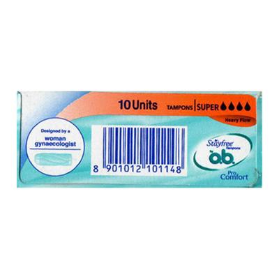 Stayfree Ob Pro Comfort Tampons For Heavy Flow 10's - Tampons