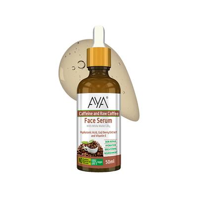 Aya Caffeine And Coffee Face Serum For Skin Repair, Hydration, Brightening & Nourishment 50 ml - Face Serum
