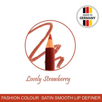 Fashion Colour Satin Smooth Lip Definer, 13 Lovely Stawberry 1.41 gm - Lip Liners