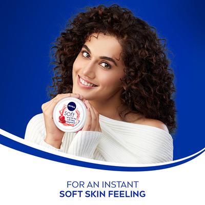 Nivea Soft Peppy Pomegranate Moisturisng Cream 200 ml - Lotions & Creams