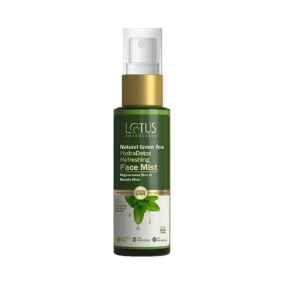 Lotus Botanicals Natural Green Tea Hydra Detox Refreshing Face Mist Rejuvenates & Refreshes Skin & Boosts Glow 50ml - Face Gels
