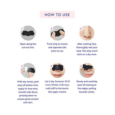 Biore Deep Cleansing Nose Strips Pore Pack Black 10's - Face Mask