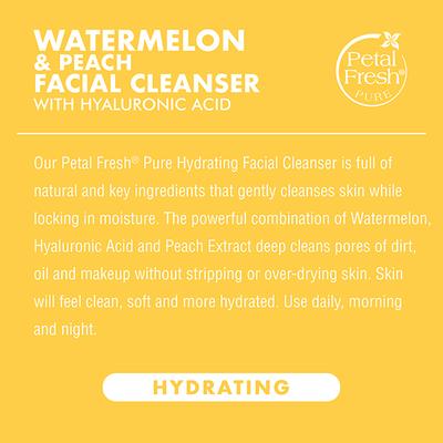 Petal Fresh Hydrating Watermelon Facial Cleasner With Hyaluronic Acid 200 ml - Scrubs & Exfoliants