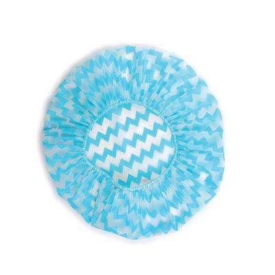 Basicare Eva Shower Cap-Blue Wave Design Big Size 1's - Loofahs & Sponges