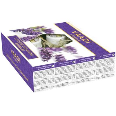Vaadi Herbals Lavender Anti-Ageing SPA Facial Kit with Rosemary Extract 70 gm - Facial Kits