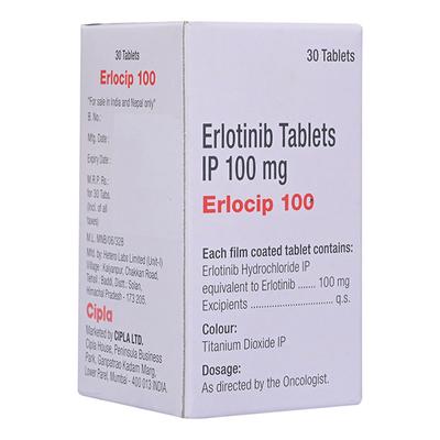 Erlocip 100mg Tablet 30'S - Cancer Oncology-Tar