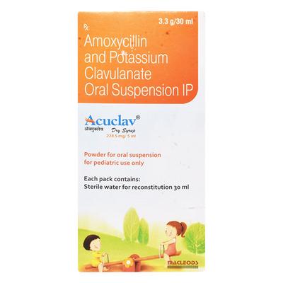 Acuclav Dry Syrup 30ml - Bacterial Infections-Pen