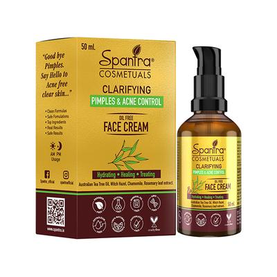 Spantra Clarifying Pimple & Acne Control Oil Free Face Cream 50 ml - Face Creams