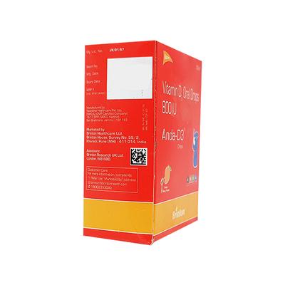 Anda D3 Mango + Honey Flavour Drops 30ml - Supplements-Vam