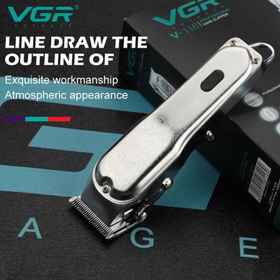 VGR PRO Skin Friendly V116 Pro Trimmer 75 min Runtime (White) 1's - Trimmers