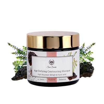Seer Secrets Age Defying Contouring Masque High Mountain Shilajit & Fulvic Acid 50 gm - Face Packs