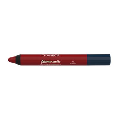 Chambor Extreme Matte Long Wear Lip Colour Make up Les Meringues Collection - Bisou, 17 2.8 gm - Lip Crayons