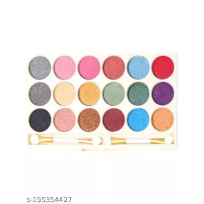 Miss Rose 18 Color Glitter Eyeshadow Palette 7001 - 454 W03 20 gm - Face Palettes