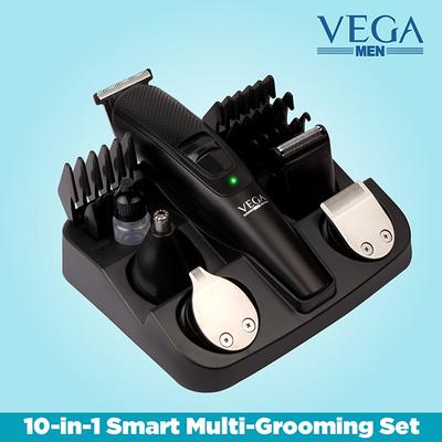 VEGA Men 10 in 1 Multi Grooming Set with Beard Hair Trimmer Nose Trimmer & Body Groomer And Shaver (VHTH-23) 1 gm - Trimmers
