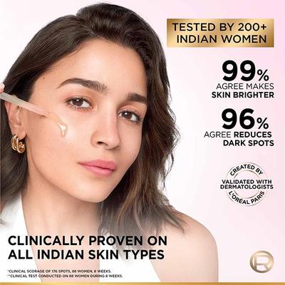 L'Oreal Paris Glycolic Bright Dark Spot Instant Glowing Serum 8% Glycolic Acid 15 ml - Under Eye Creams & Serums