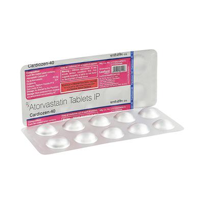 CARDIOZEN 40 Tablet 10's - High Cholesterol-Dys