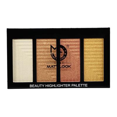 Matt Look Beauty Highlighter Palette, Sun & Sand 20 gm - Highlighters & Illuminators