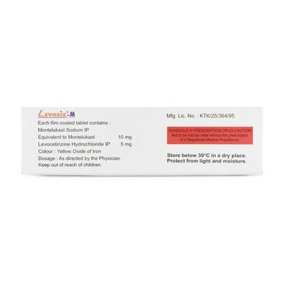 Levosiz M Tablet 15'S - Allergies-Ant