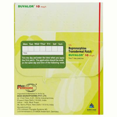 Buvalor 10mg Patch 2'S - Pain relief-Ana