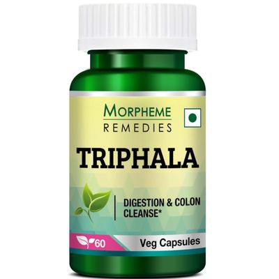 Morpheme Remedies Triphala 500mg Extract 60's - Herbal Dietary Supplement