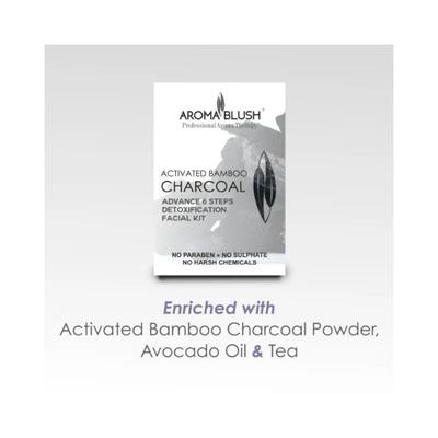 Aroma Blush Bamboo Charcoal Facial Kit 65.0 gm - Facial Kits