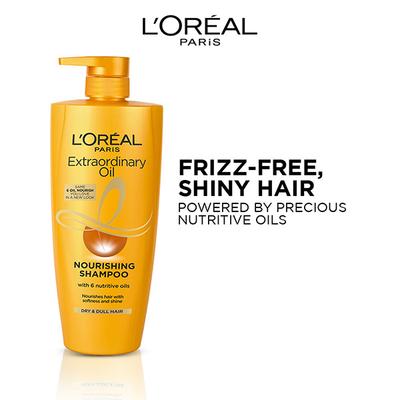 L'Oreal Paris Extraordinary Oil Nourishing Shampoo For Dry & Dull Hair - 650ml - Shampoos