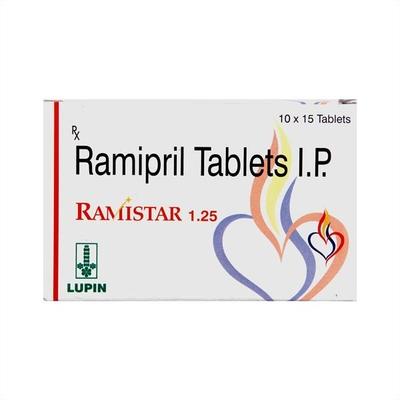Ramistar 1.25mg Tablet 15'S - Hypertension-ACE