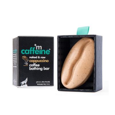 mCaffeine Cappuccino Coffee Bathing Bar pH 5.5 Soap Free Syndet Bar 2's - Soaps