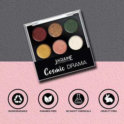 Jaquline USA Cosmic Drama Glam Up Eyeshadow Palette 10.5 gm - Eyeshadow, Bases & Primers